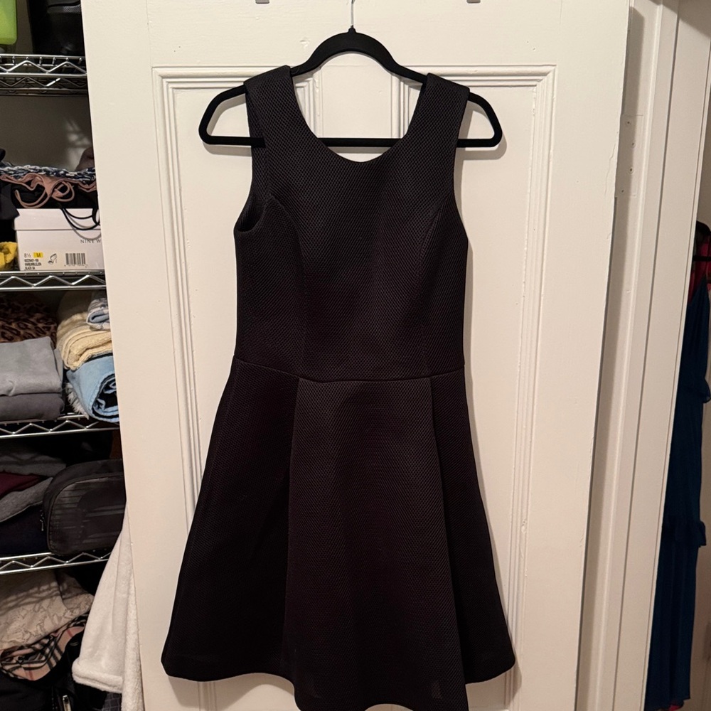 Pink Tartan Black A-Line Neoprene Dress